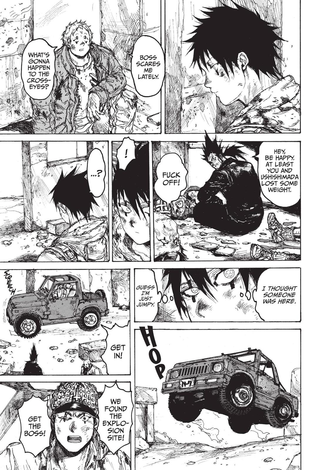 Dorohedoro Manga Chapter 85 page 3 - Morphing