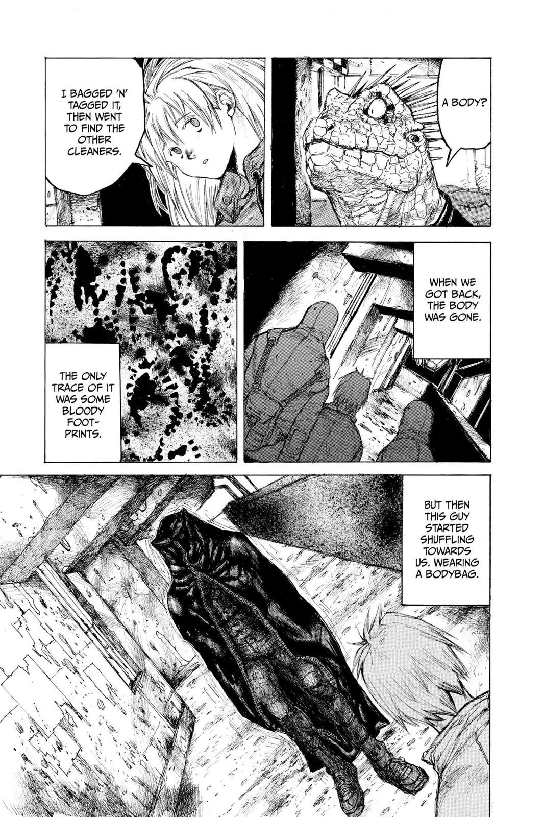 Dorohedoro Manga Chapter 9 page 11 - Lizards Can Dance Too