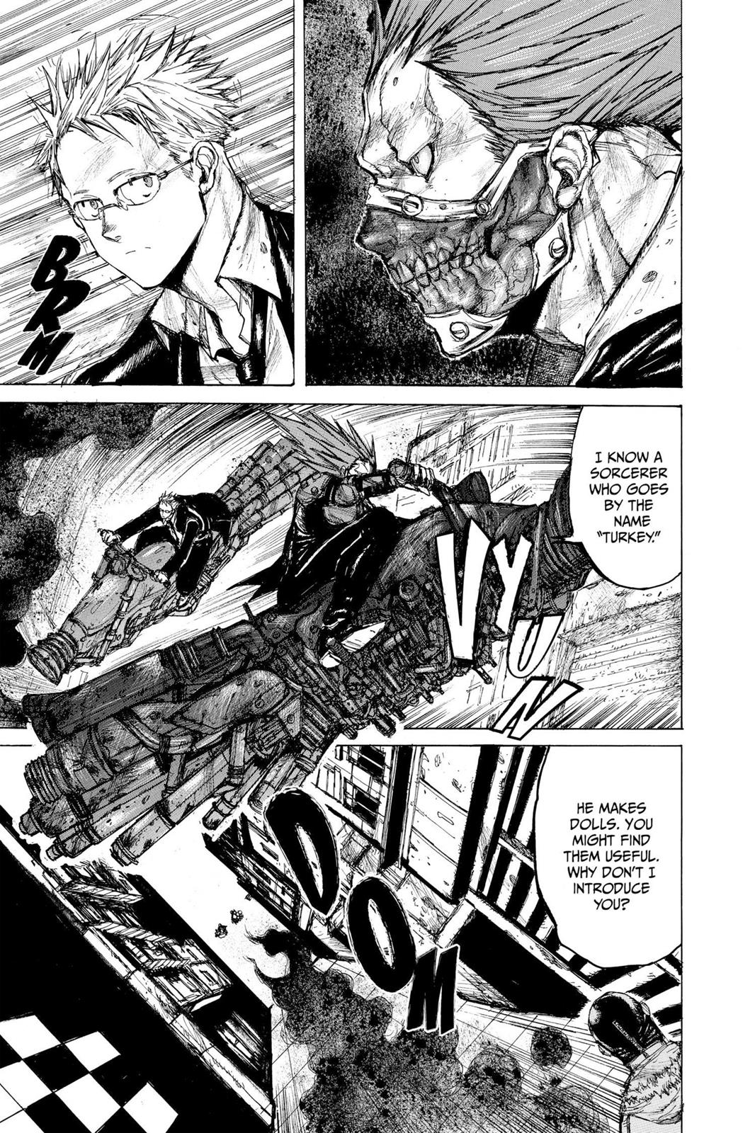 Dorohedoro Manga Chapter 9 page 17 - Lizards Can Dance Too