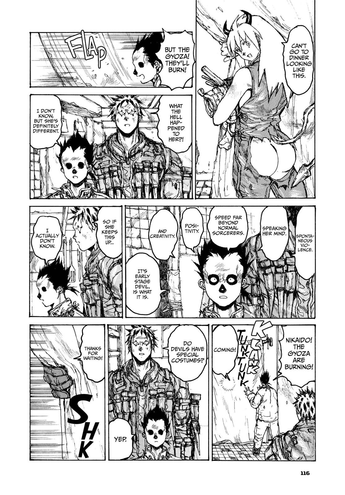 Dorohedoro Manga Chapter 98 page 14 - Morphing